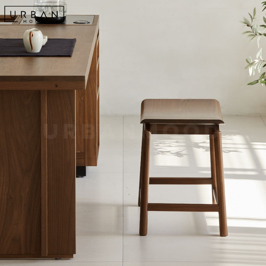 MACAN Modern Solid Wood Stool