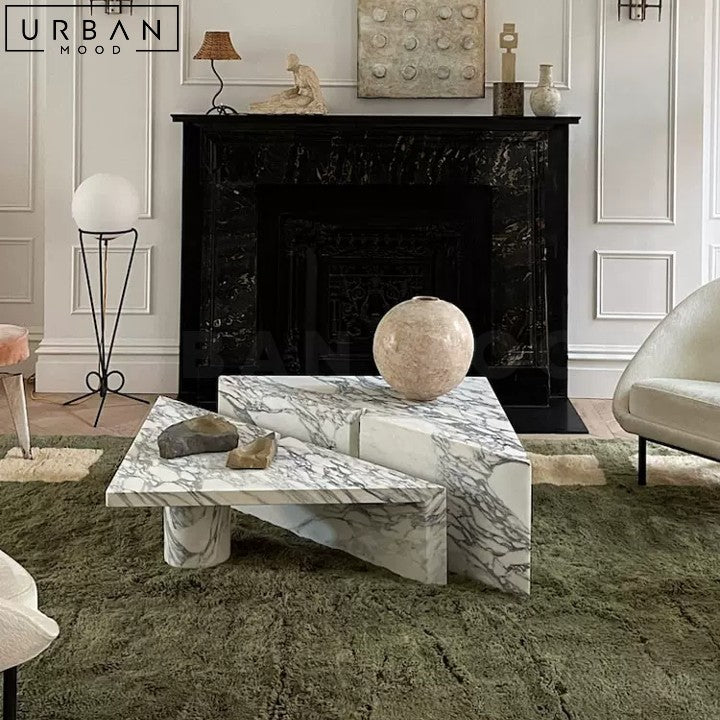 MACAREN Modern Marble Coffee Table