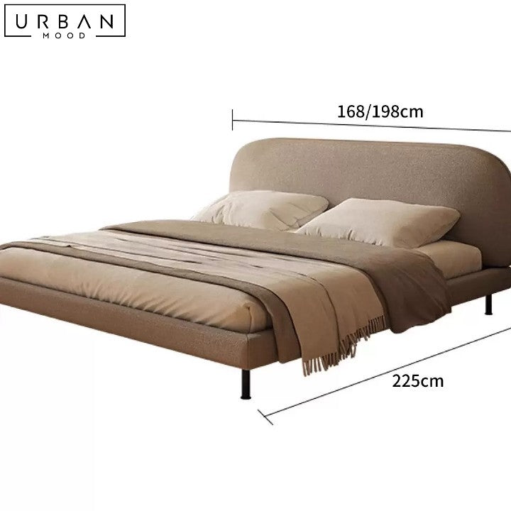 MADALIN Modern Fabric Bedframe