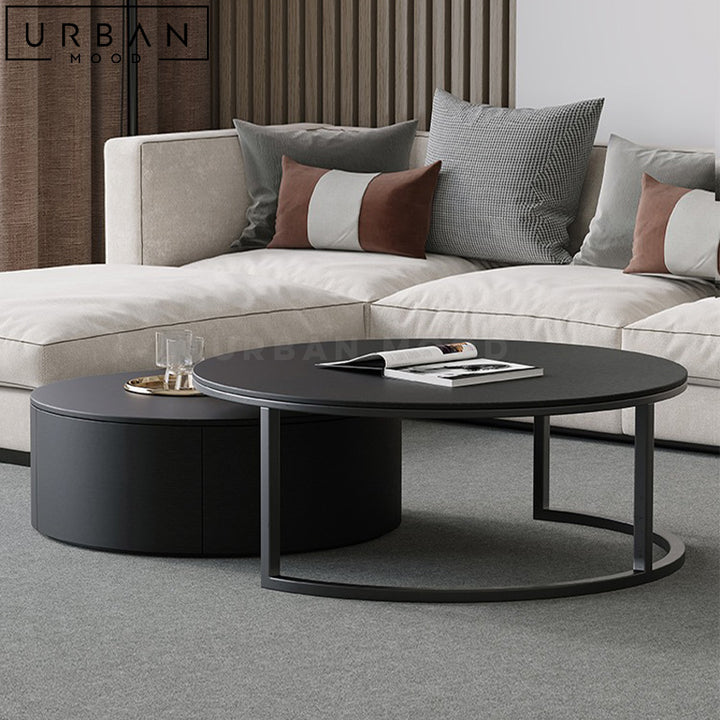 MADEL Modern Round Nesting Coffee Table