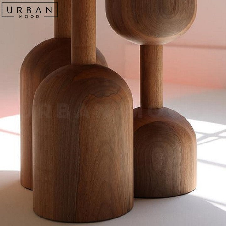 MADELENE Modern Solid Wood Round Dining Table – Urban Mood