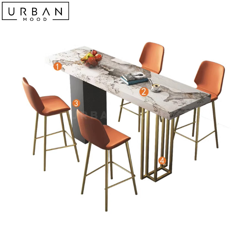 MADRE Modern Sintered Stone Bar Table – Urban Mood