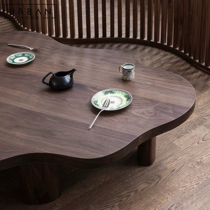 MAROUS Modern Solid Wood Coffee Table