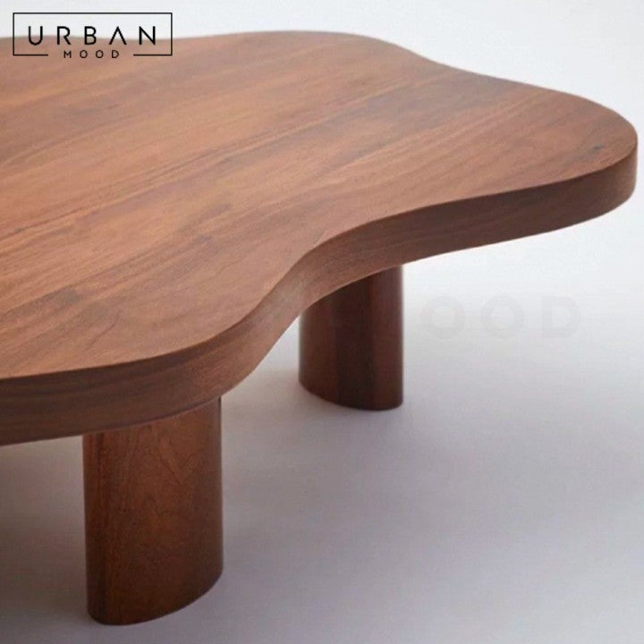 MAROUS Modern Solid Wood Coffee Table