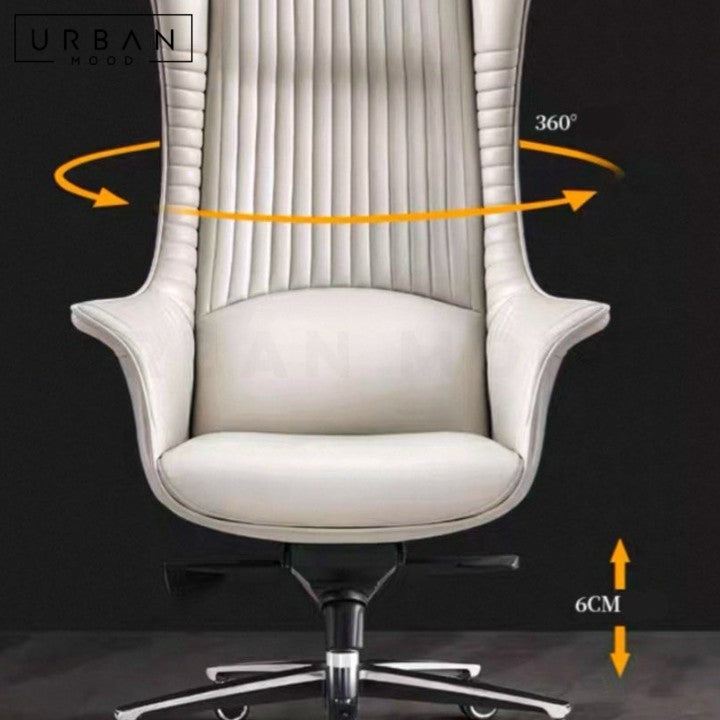 MALAK Modern Leather Office Chair