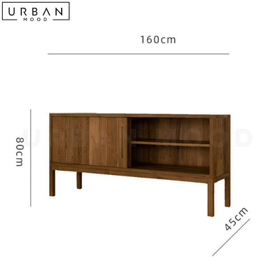 QAS Vintage Solid Wood Sideboard