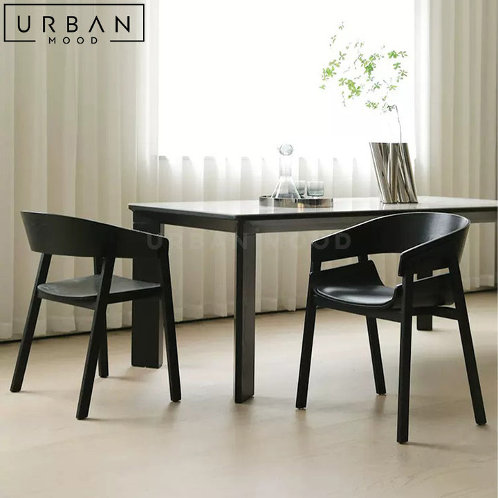 MALE Modern Solid Wood Dining Chair