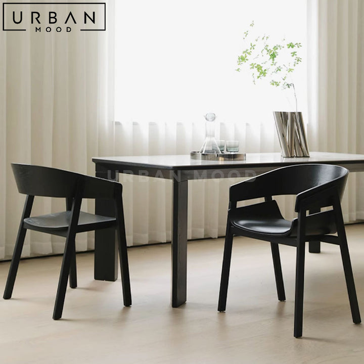 MALE Modern Solid Wood Dining Chair