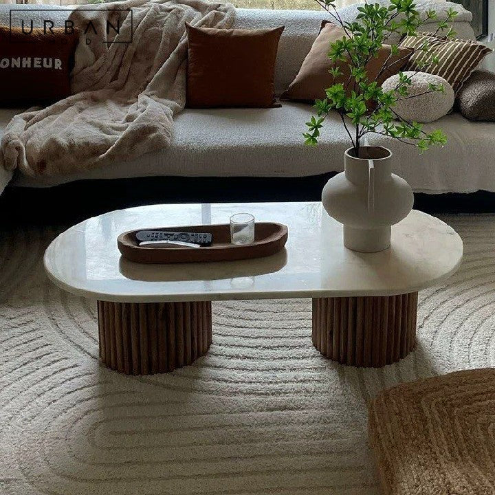MALENA Modern Marble Coffee Table