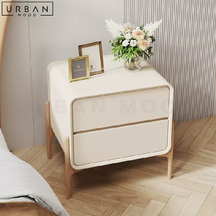 MALIN Japandi Bedside Table