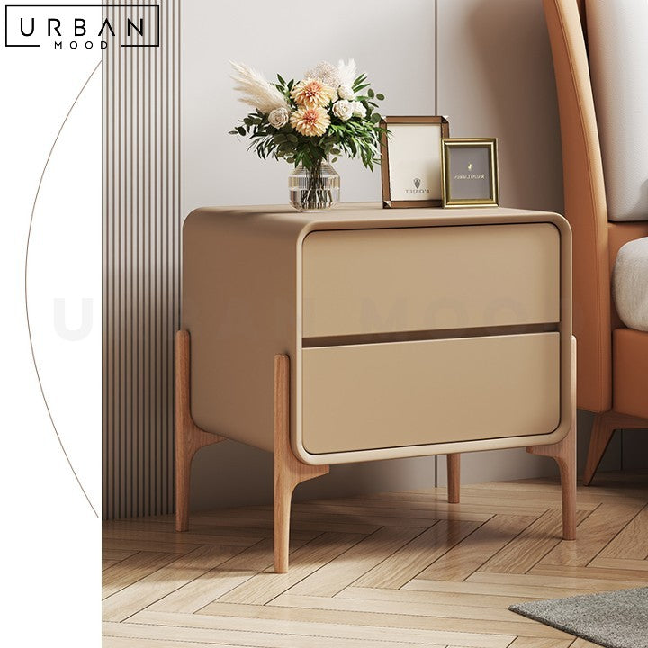 MALIN Japandi Bedside Table