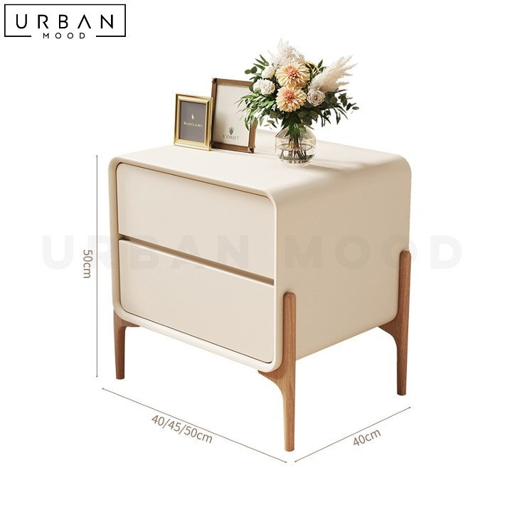 MALIN Japandi Bedside Table