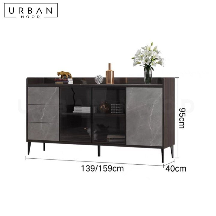 MANISH Modern Sintered Stone Sideboard