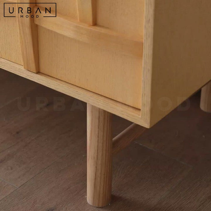MANNION Modern Solid Wood Sideboard