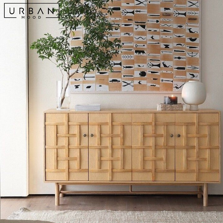 MANNION Modern Solid Wood Sideboard