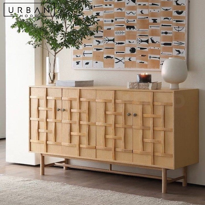 MANNION Modern Solid Wood Sideboard