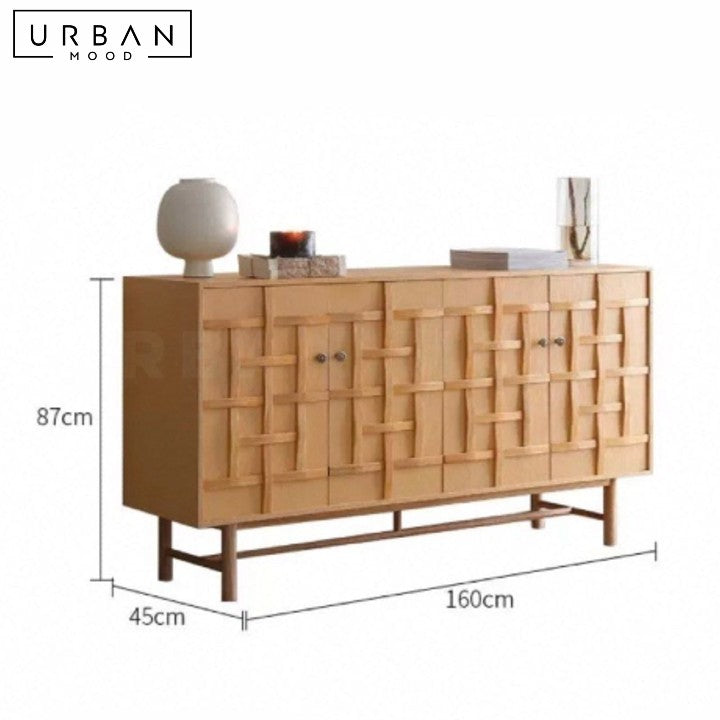 MANNION Modern Solid Wood Sideboard