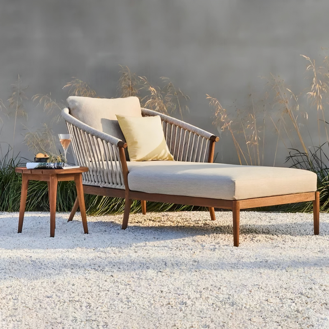 MARCELLA Modern Solid Wood Outdoor Sofa - Urban Mood Singapore