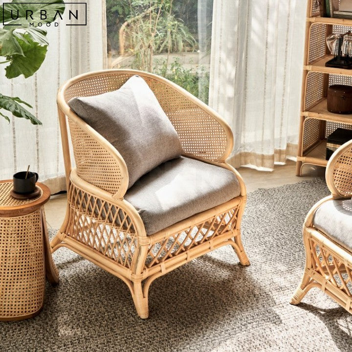 MARIA Japandi Rattan Sofa