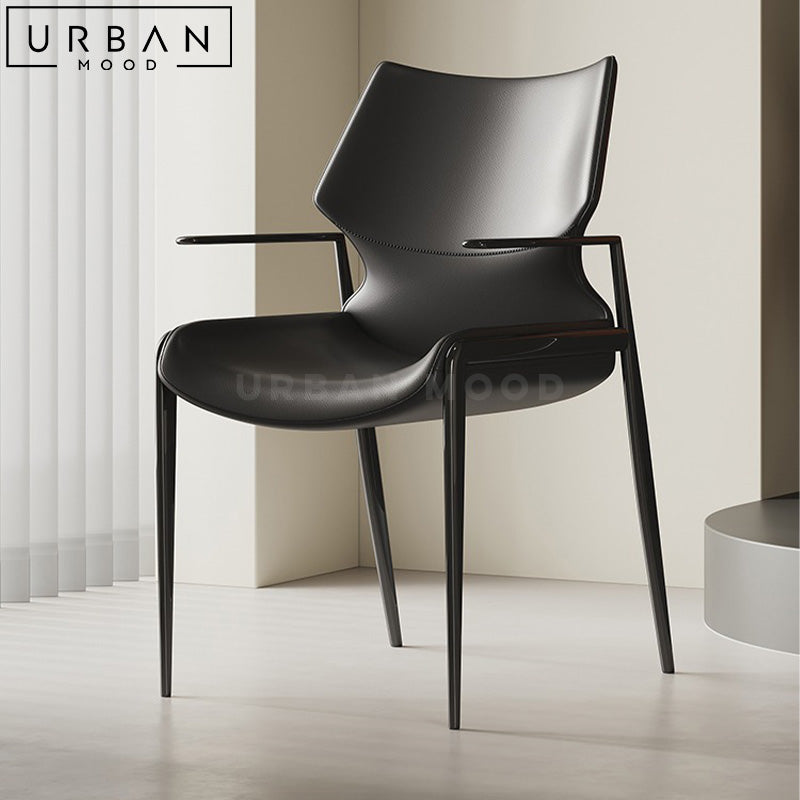 MARIE Modern Leather Dining Chair