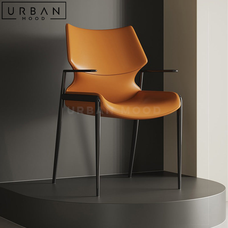 MARIE Modern Leather Dining Chair