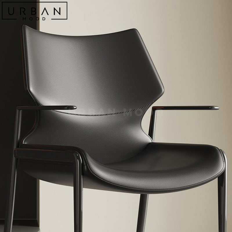 MARIE Modern Leather Dining Chair