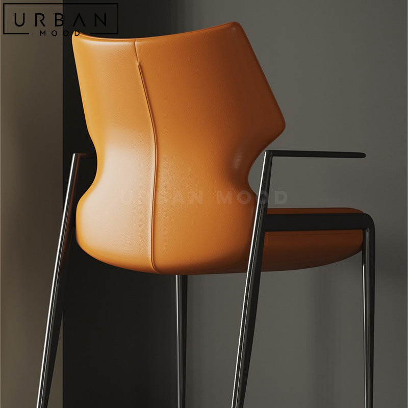 MARIE Modern Leather Dining Chair