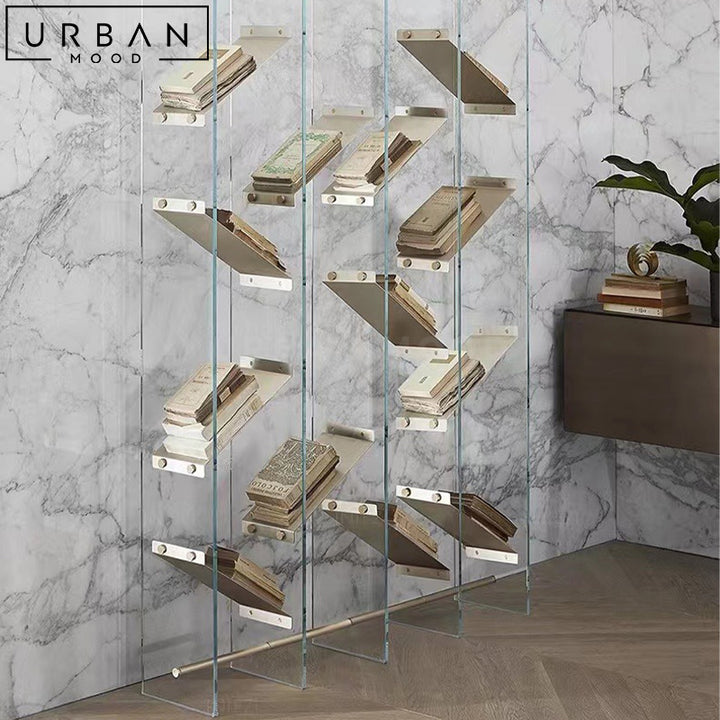 MARK Modern Glass Bookshelf