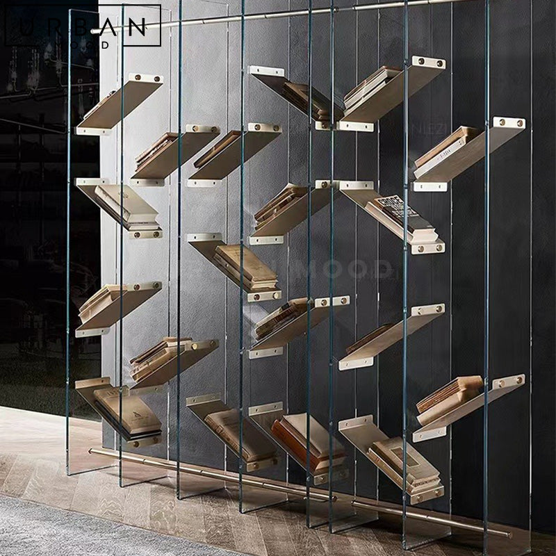 MARK Modern Glass Bookshelf