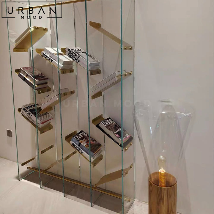 MARK Modern Glass Bookshelf