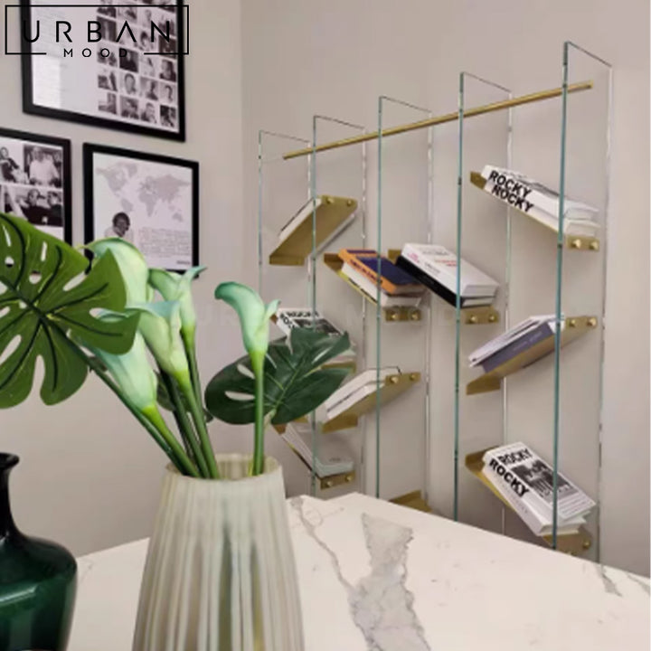 MARK Modern Glass Bookshelf