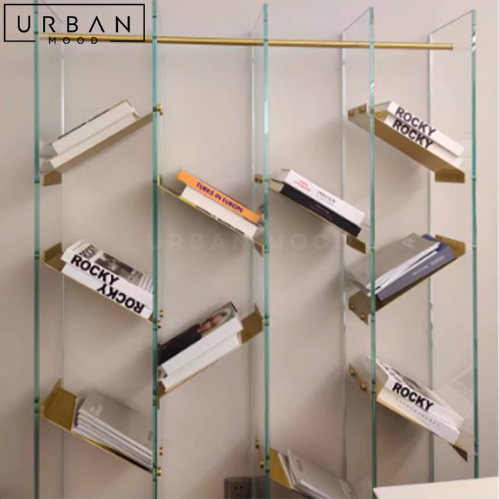 MARK Modern Glass Bookshelf