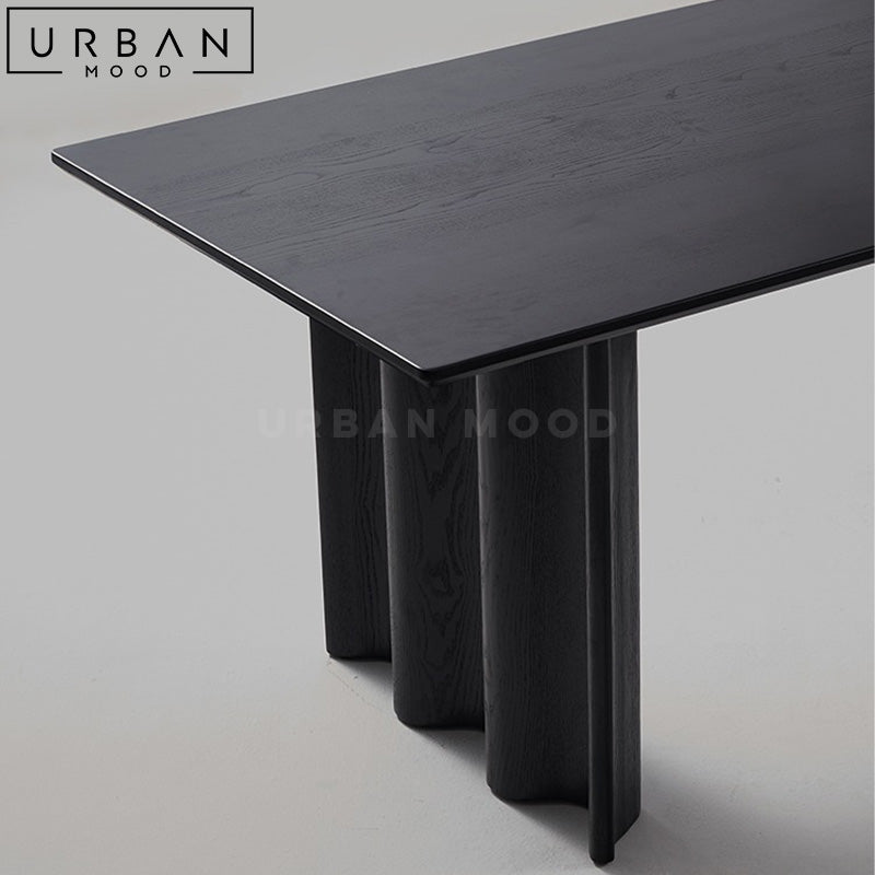 MARKIN Modern Solid Wood Dining Table