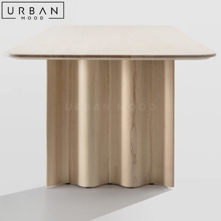 MARKIN Modern Solid Wood Dining Table