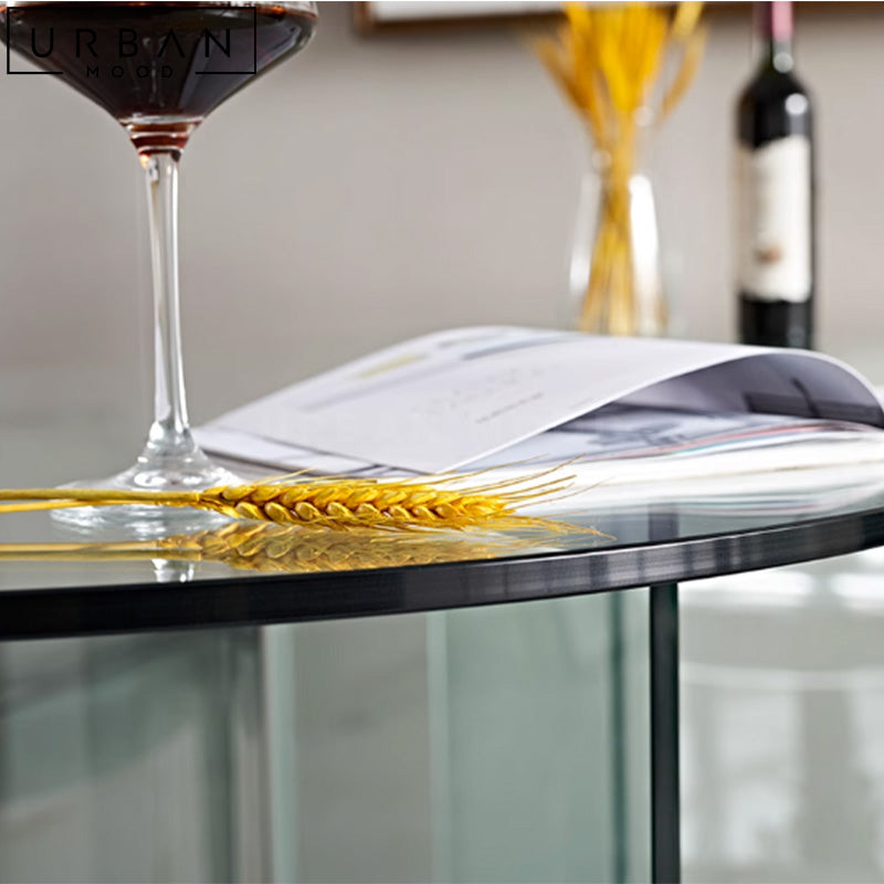 MARKUS Minimalist Glass Dining Table