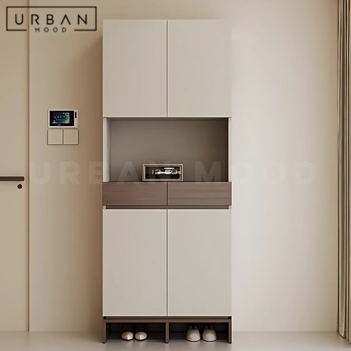 MARKY Modern Solid Wood Shoe Cabinet