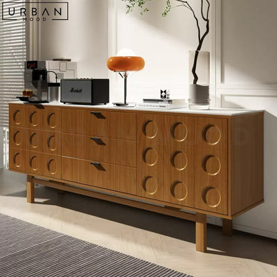 MARNIE Japandi Solid Wood Sideboard