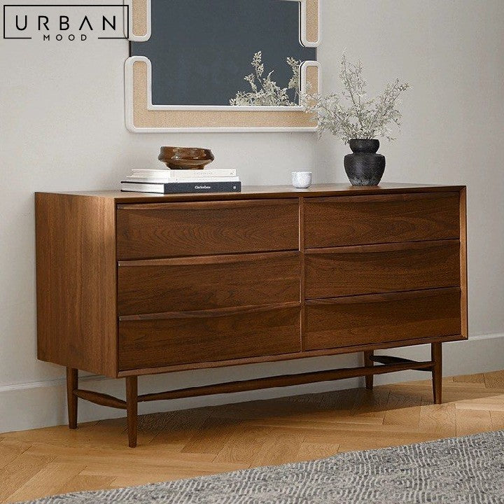 MARTINA Modern Solid Wood Chest Of Drawers