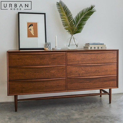 MARTINA Modern Solid Wood Chest Of Drawers