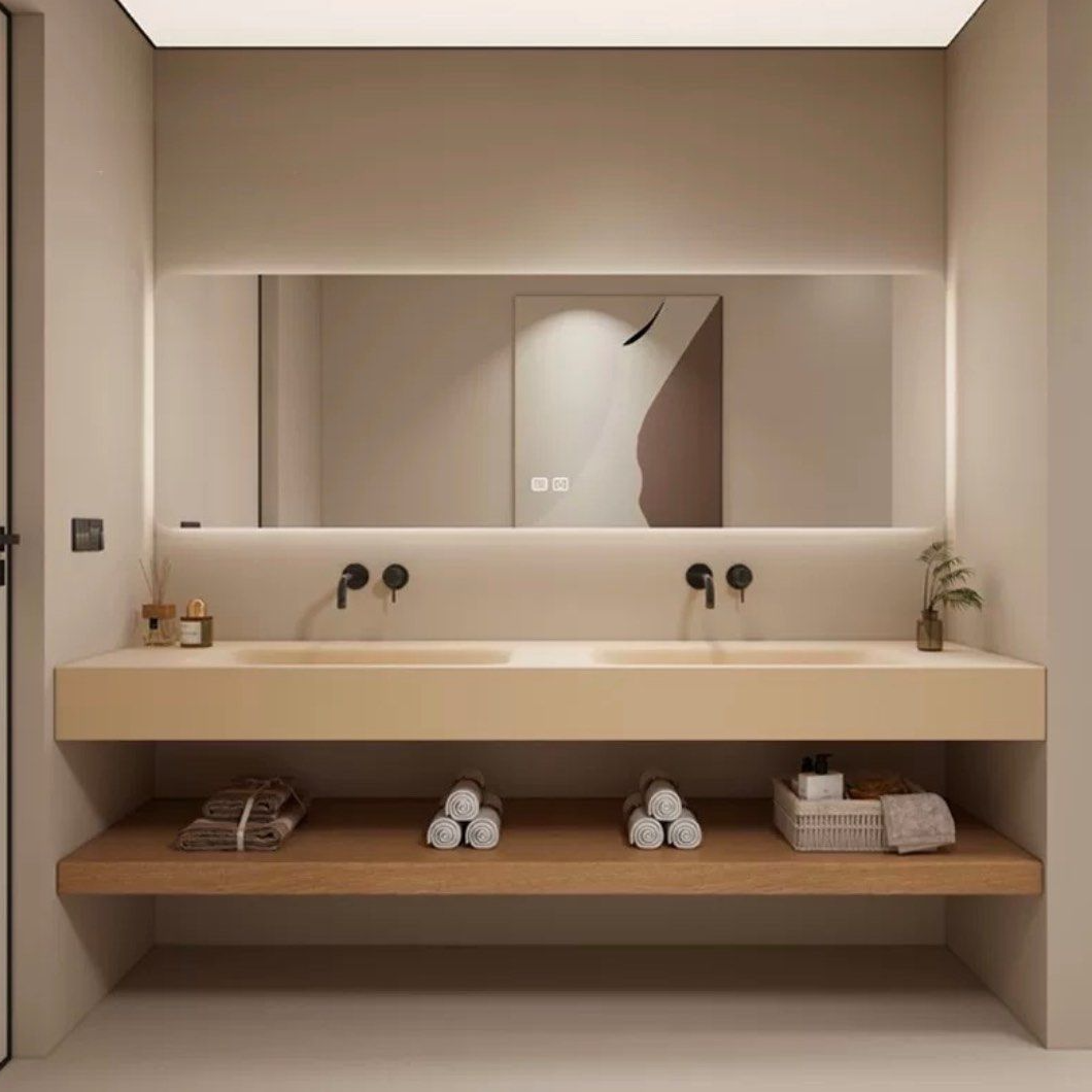MARVENA Japandi Bathroom Vanity Sink - Urban Mood Singapore