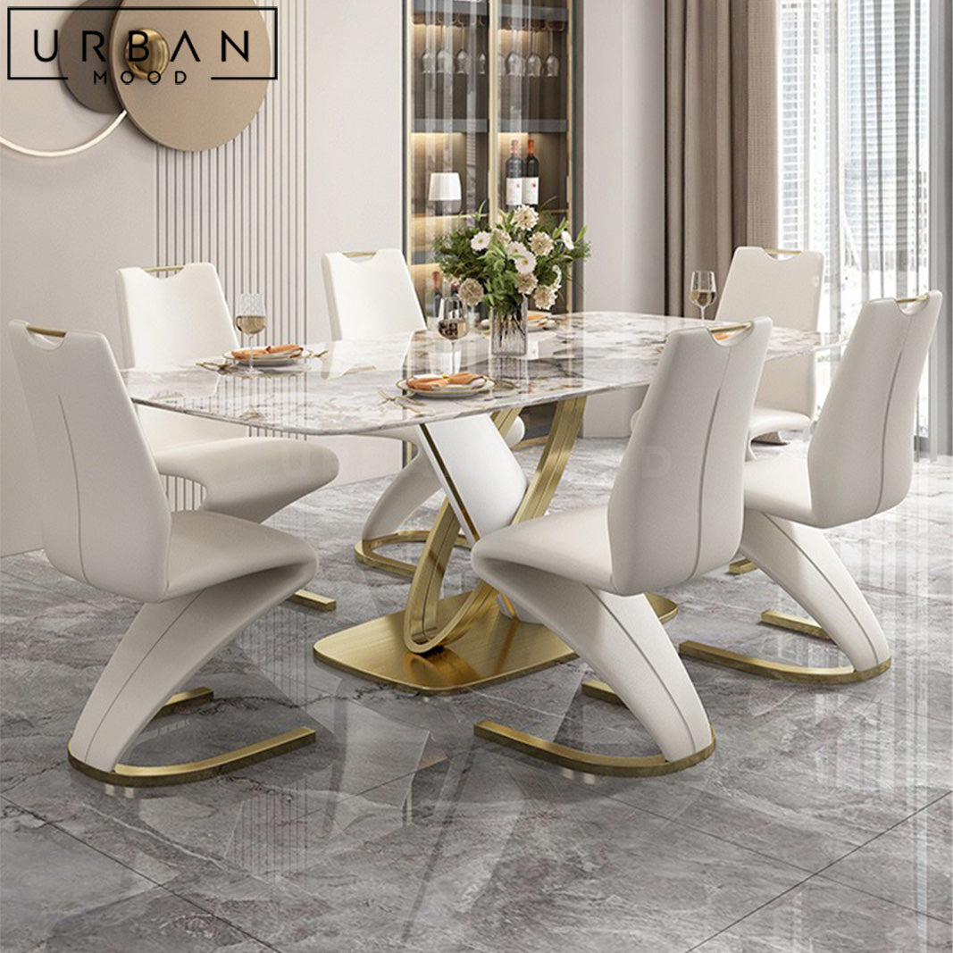 MASEN Modern Sintered Stone Dining Table