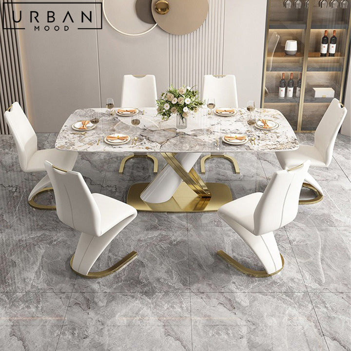 MASEN Modern Sintered Stone Dining Table