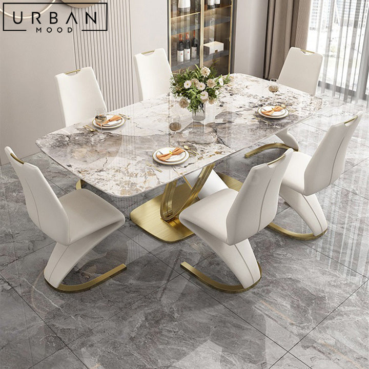 MASEN Modern Sintered Stone Dining Table