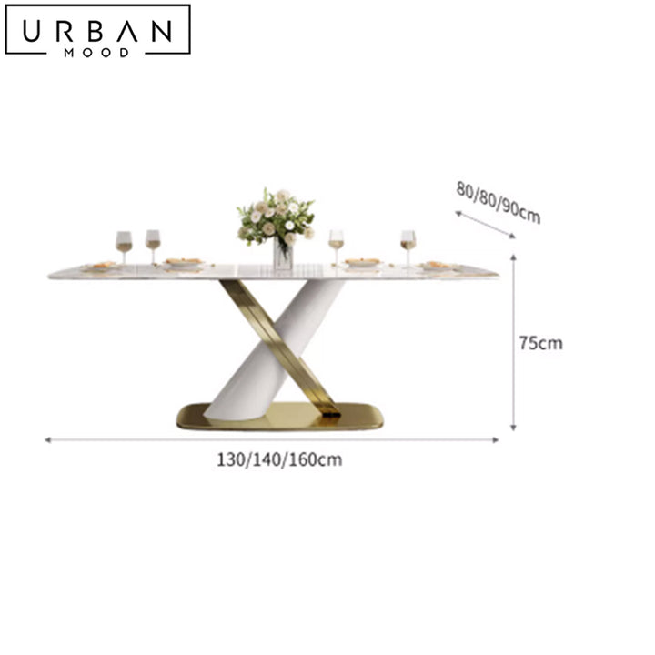 MASEN Modern Sintered Stone Dining Table