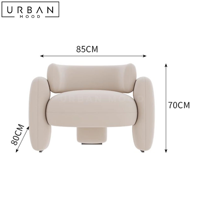 MASI Modern Velvet Leisure Chair