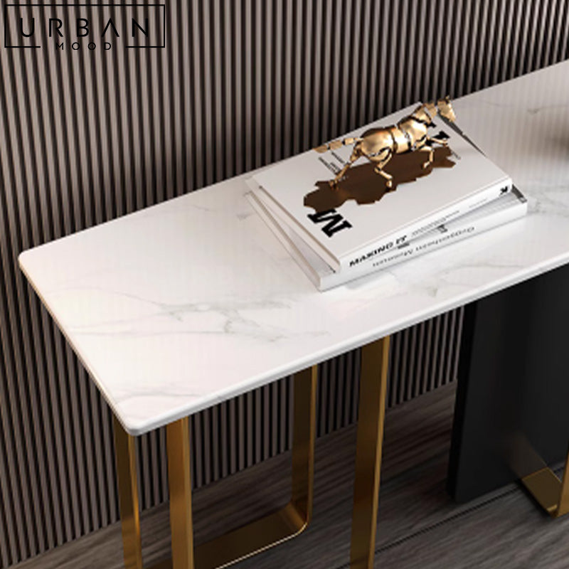 MATEO Modern Marble Console Table