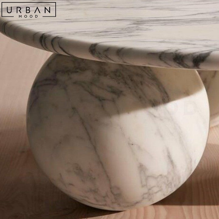 MATHESON Modern Round Marble Coffee Table