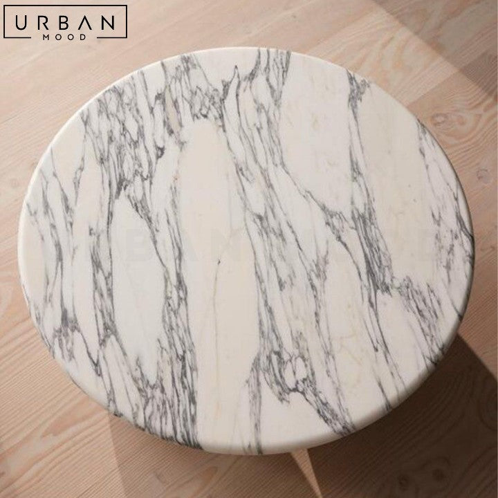 MATHESON Modern Round Marble Coffee Table