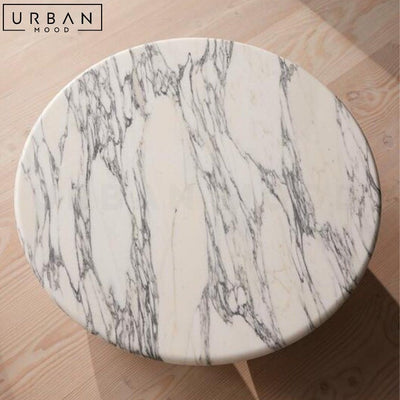 MATHESON Modern Round Marble Coffee Table