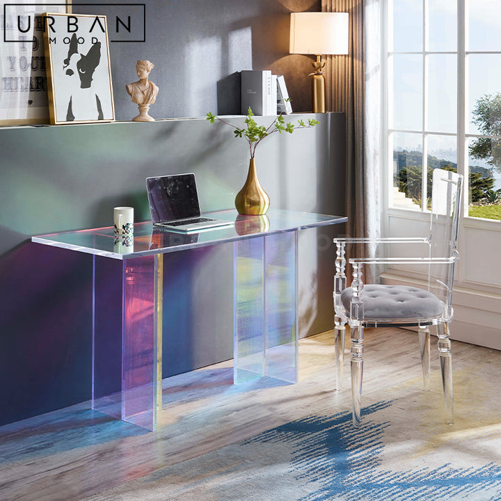 MATHIS Modern Acrylic Study Table